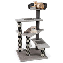 Load image into Gallery viewer, Cat Tree, 93cm Tall Modern Cats Tower with Padded Top Perch