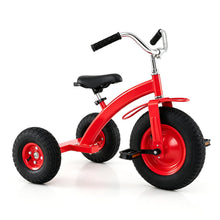 Load image into Gallery viewer, Kids Tricycle, Carbon Steel Toddler Trike with Inflatable Rubber Tires, Adjustable Handlebar & Seat