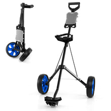 Load image into Gallery viewer, Foldable 2 Wheels Foldable Golf Cart with Scoreboard