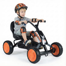 Load image into Gallery viewer, Kids Pedal Go Kart 4 Wheel with 2-Position Seat & Wear-Resistant Wheels