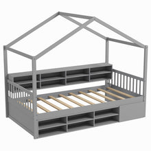 Load image into Gallery viewer, 201x116cm Wooden Kids Bed Frame