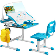 Load image into Gallery viewer, Height Adjustable Kids Table with Chair
