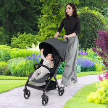 Load image into Gallery viewer, Baby Stroller, Foldable Toddler Pushchair with Adjustable Backrest