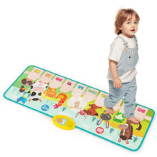 Load image into Gallery viewer, Kids Musical Animal Farm Mat with 10 Piano Keys and 10 Built-in Songs