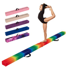 Load image into Gallery viewer, 270CM Folding Balance Beam with Solid Wood Base and Anti-slip Bottom