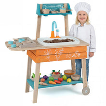 Load image into Gallery viewer, Mud Kitchen, Outdoor Kids Play Kitchen with Removable Sink
