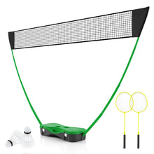 Load image into Gallery viewer, Portable Badminton Net Set