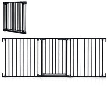 Load image into Gallery viewer, 3 Panel Foldable Pet Gate, Pressure Baby Gate with One-hand Opening