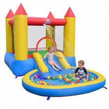 Load image into Gallery viewer, Inflatable Bounce House, Kids Water Park Wet Dry with Splash Pool, Water Slide