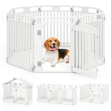 Load image into Gallery viewer, 8-Panel 80CM Tall Plastic Dog Panel