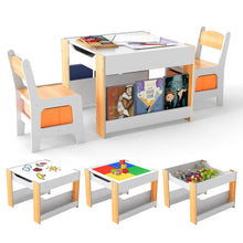 Load image into Gallery viewer, Wooden Toddler Activity Tables with Reversible Tabletop