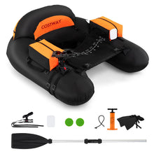 Load image into Gallery viewer, Inflatable Fishing Float Tube, Fishing Boat with Pump