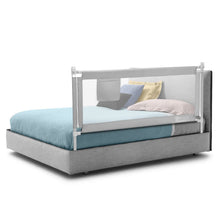 Load image into Gallery viewer, Height Adjustable Toddler Protection Guard with Storage Pocket and Double Safety Lock