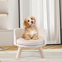 Load image into Gallery viewer, Pet Bed Sofa Wooden Couch with Removable and Washable Cushion