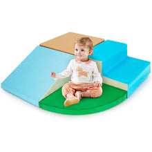Load image into Gallery viewer, 4 Pieces Climb and Crawl Foam Play Set for Toddlers Preschoolers