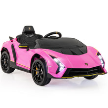 Load image into Gallery viewer, Kids Ride on Car, 12V Battery Powered Licensed Lamborghini Car with Remote Control
