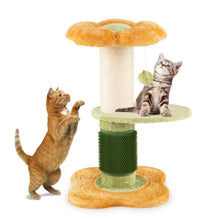 Load image into Gallery viewer, Cute Flower-Themed Kitten Activity Center for Indoor Cats