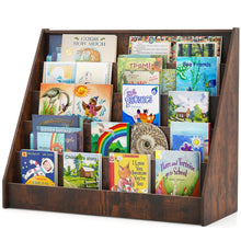 Load image into Gallery viewer, 5-Tier Children Bookshelf with Deep Compartments