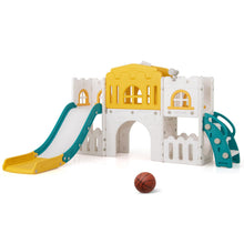 Load image into Gallery viewer, All in 1 Toddler Slide Playset Freestanding Kids Slide with Tunnel
