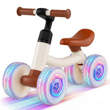 Load image into Gallery viewer, Baby Balance Bike, 4 Colorful Lighting Wheels Toddler Bikes with Adjustable Handlebar & Seat