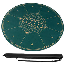 Load image into Gallery viewer, 8 Player Foldable Texas Holdem Table Layout Mat