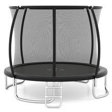 Load image into Gallery viewer, 10ft Trampoline, Outdoor Rebounder Trampoline with Safety Enclosure Net and Ladder