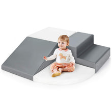Load image into Gallery viewer, 4 Pieces Climb and Crawl Foam Play Set for Toddlers Preschoolers