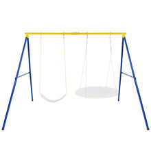 Load image into Gallery viewer, Metal Swing Frame with Ground Stakes