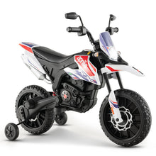 Load image into Gallery viewer, Kids Electric Motorbike, 12V Aprilia Licensed Battery Powered Ride on Motorcycle