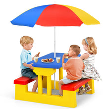 Load image into Gallery viewer, Garden Bench Set with Detachable Parasol