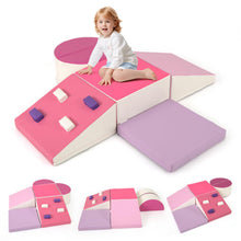 Load image into Gallery viewer, 6 Piece Foam Climbing Toys for Toddlers with PU Leather Cover