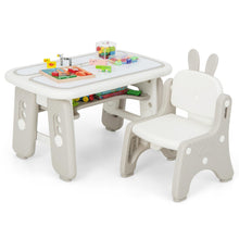 Load image into Gallery viewer, Kids Table and Chair Set, Children Activity Table with Chair