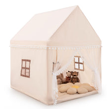 Load image into Gallery viewer, Children's Wooden Frame Playhouse Tent with Mat