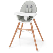 Load image into Gallery viewer, High Chair for Babies and Toddlers, Wooden Baby Highchair