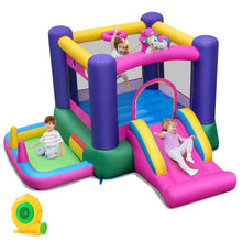 Load image into Gallery viewer, Kids Bouncy Castle, Inflatable Bounce House with Slide, Ball Pit