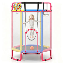 Load image into Gallery viewer, 5FT Kids Trampoline, 6 in 1 Toddler Trampolines