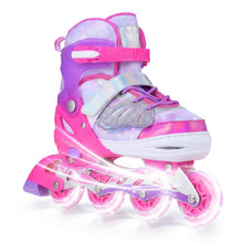 Load image into Gallery viewer, Kids Inline Skates for Boys & Girls, 4 Sizes Adjustable Blades Roller Skates