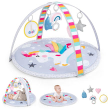 Load image into Gallery viewer, Toddle Activity Play Gym with 5 Hanging Sensory Toys