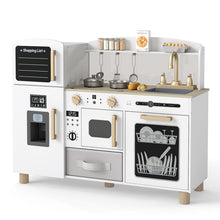 Load image into Gallery viewer, Toddler Pretend Play Kitchen with Ice Maker