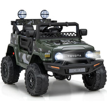 Load image into Gallery viewer, Kids Ride on Car, 12V Licensed Toyota FJ Car with Remote Control, Lights, Music, Horn, Wireless