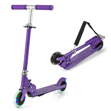 Load image into Gallery viewer, Foldable Kids Scooter Adjustable with Lighted Wheels and Kickstand