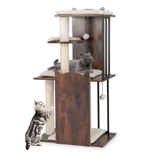 Load image into Gallery viewer, 112 CM Tall Modern Cat Tree for Indoor Cats