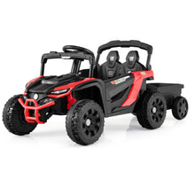 Load image into Gallery viewer, 12V Battery Powered Ride On Kids Tractor with Detachable Trailer