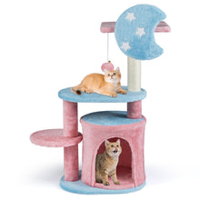 Load image into Gallery viewer, Cute Fluffy Kitten Activity Center for Indoor Cats