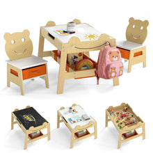 Load image into Gallery viewer, Kids Table and Chairs, Multifunctional Activity Desk (70 x 60.5 x 50 cm)