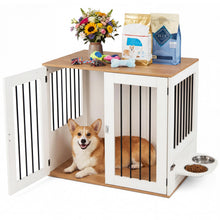 Load image into Gallery viewer, Dog Crate Furniture, Wooden Dogs Cage | 80cm Indoor Puppy Kennel Pet House Side Table
