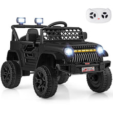 Load image into Gallery viewer, Kids Ride on Car, 12V Battery Powered Toy Car with Remote Control, Lights, Music, Horn