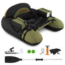 Load image into Gallery viewer, Inflatable Fishing Float Tube, Fishing Boat with Pump