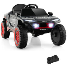 Load image into Gallery viewer, Kids Ride on Car, 12V Battery Powered Licensed Audi Toy Car with Remote Control, Music, Horn, FM, USB