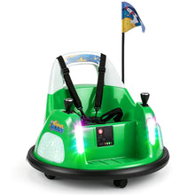 Load image into Gallery viewer, 12V Bumper Car for Kids with Remote Control and Lighting Modes